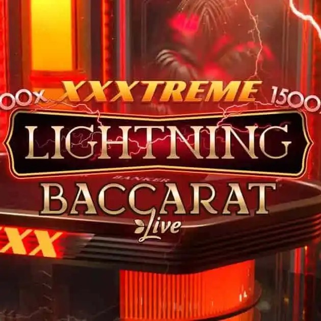 XXXtreme Lightning Baccarat logo by Evolution Spin casino